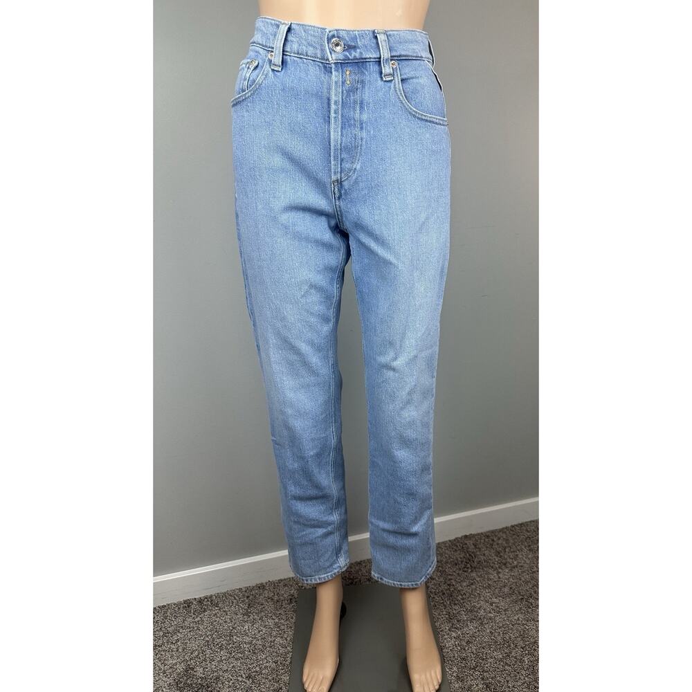 Replay Women’s High Rise Straight Leg Jeans Size 26 Light Wash Blue Denim EUC